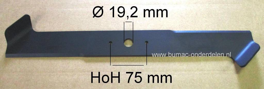 Rechter Mes 51,5 Cm voor Toro DH 150, DH 170, DH 190, DH 200, DH 210, DH 220 Zitmaaier, Tuintrekker, Grasmaaiermes voor Opvang - Mulch of Zijuitworp Maaidek van 102 Cm