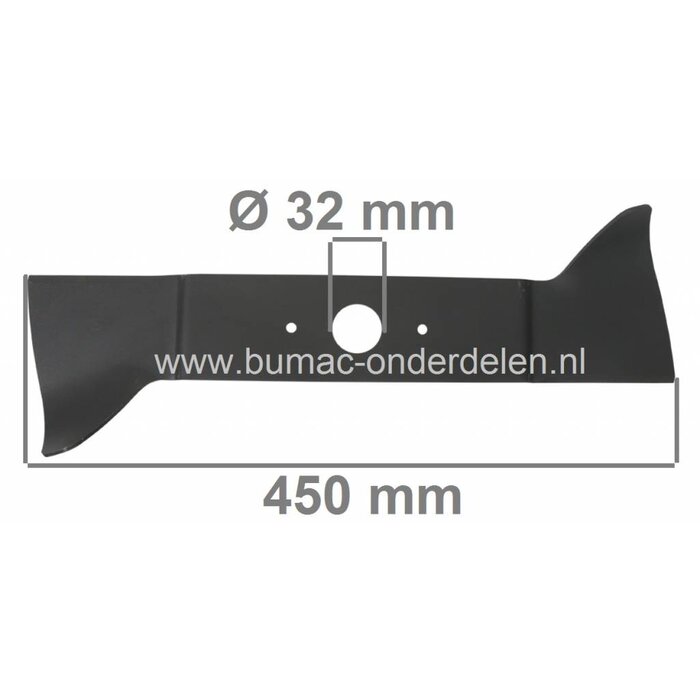 Mes 45 Cm voor SOLO Loopmaaiers met 46 Cm Maaibreedte, Maaimessen Primo 546, 546 R, 546 RS, 546 S, 546 Z, 546 ZR Duwmaaiers, Grasmaaiers van Solo, Gazonmaaiermessen SOLO, Maaibladen, Solo Maaimessen voor Benzinemaaiers, Cirkelmaaiers
