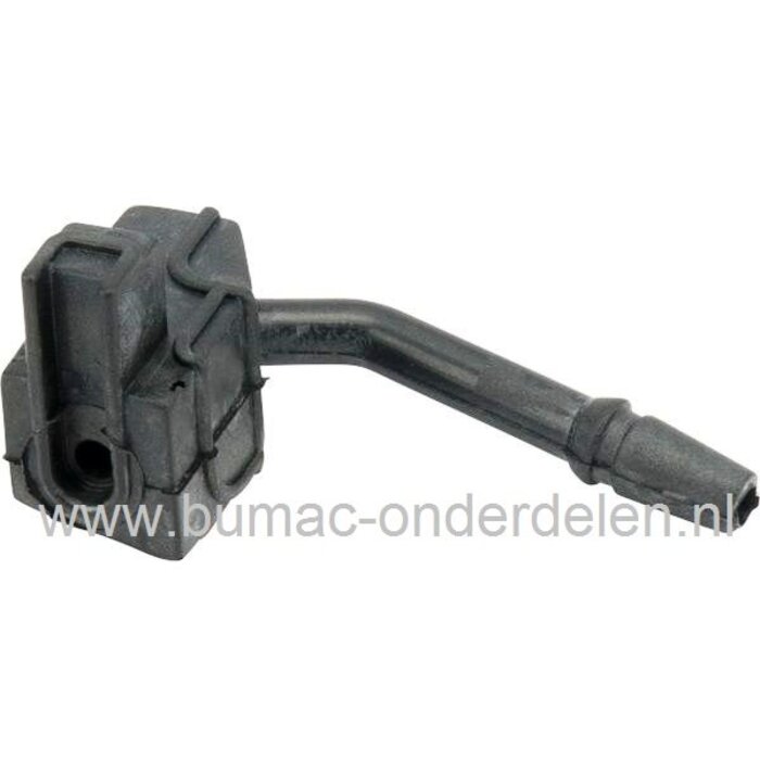 Olie aanzuigslang met Afdichtingsrubber voor Husqvarna 136, 137, 141, 142 Kettingzaag, Motorzaag Oliepomphuisrubber voor Aanzuigen van de Olie voor het Smeren van de Zaagketting en Blad