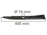 Mes 40,8 Cm voor TORO 48 Inch, 122 Cm Zitmaaiers, Maaimessen Toro Wheel Horse, 05-36 MR, 05-36 MS, 05-37 SC, 05-42 MR, 05-42 MS, 05-48 MS, 05-48 XS, 05-60 SC, 85-36 MR, 85-42 MS, 85-48 SX, 85-60 XS, 95-36 MR, 95-42 MR, 95-60 XS, Maaibladen Wheelhorse 48"