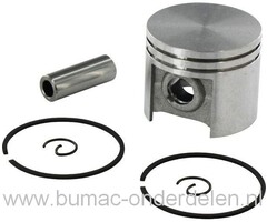 Zuiger 40 mm voor Stihl Kettingzaag en Bosmaaier 023 - MS230 Kettingzaag Stihl FS400 Bosmaaier, Stihl Zuiger met Pistonpen en Zuigerveren - Borgclips Compleet voor Stihl 023 en MS 230 Kettingzaag, Stihl FS 400 Bosmaaier, Strimmer