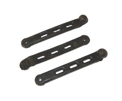 Bevestigingsrubber voor Motorkap van Stiga, Villa, Maestro, GTM, Titan, Stiga Park, CastelGarden, Mountfield, Frontmaaiers set van 3 Stuks