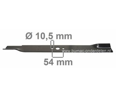 Maaimes 53,3 Cm voor Yamaha Grasmaaiers, Loopmaaiers YLM 453, YLM 553 Series Motormaaiers, Grasmachines, Maai mes, Gazonmaaierblad, Maaiblad Yamaha Benzinemaaiers YLM453, YLM553 Series, onderdeel