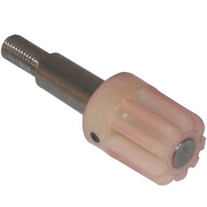 Tandwiel 9 tands met as voor de Rol aandrijving van Qualcast Classic Petrol en Punch, Atco Balmoral, Allett K14 - K17 en K20 Kooimaaiers onderdeel