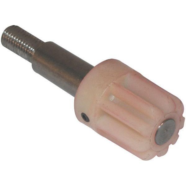 Tandwiel 9 tands met as voor de Rol aandrijving van Qualcast Classic Petrol en Punch, Atco Balmoral, Allett K14 - K17 en K20 Kooimaaiers onderdeel