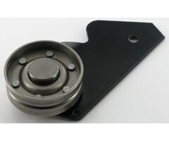 Spanarm met Poelie voor V snaar van Atco, Qualcast en Allett Kooimaaiers