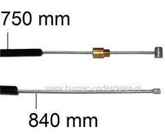 Koppelingskabel voor Atco - Qualcast en Allett Kensington Kooimaaiers, Kabel voor Aandrijving van de Wals - Rol bij Atco Balmoral B14 - B17 - B20, Qualcast Classic Petrol Punch 30S - 35S en 43S, Allett Kensington 14K - 17K en 20K Kooimaaiers