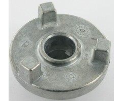 Aluminium Koppeling voor Krukas van Atco Balmoral, Qualcast en Allett Kensington Kooimaaier