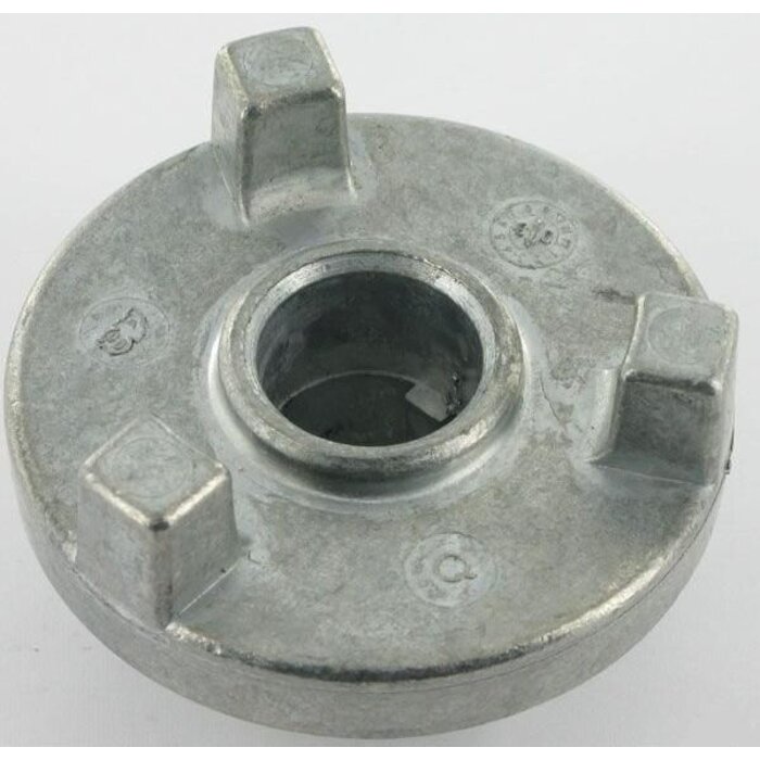 Aluminium Koppeling voor Krukas van Atco Balmoral en Allett Kensington Kooimaaier