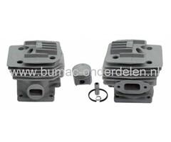 STIHL Cilinderset 38 mm met Zuiger, Zuigerveren, Pistonpen en Clips voor FS180 en FS220 Bosmaaiers, Bermmaaiers, Strimmers, Cylinder Kit Stihl FS 180, FS 220, Stihl Interne Motordelen voor Onkruidmaaiers, Trimmers