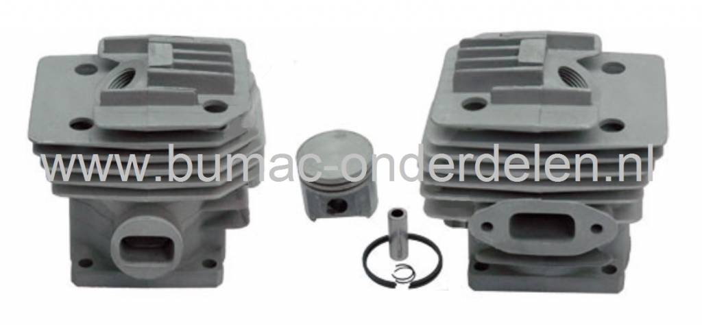 STIHL Cilinderset 38 mm met Zuiger, Zuigerveren, Pistonpen en Clips voor FS180 en FS220 Bosmaaiers, Bermmaaiers, Strimmers, Cylinder Kit Stihl FS 180, FS 220, Stihl Interne Motordelen voor Onkruidmaaiers, Trimmers