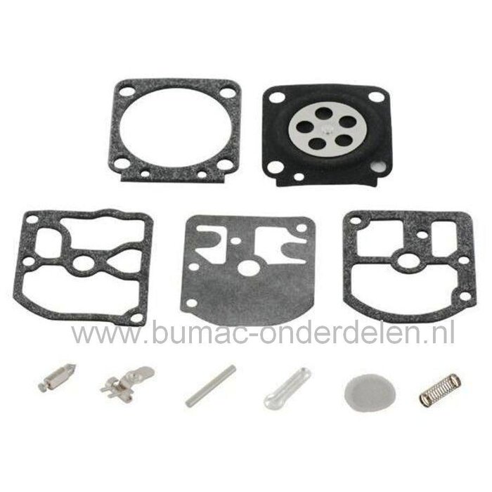 Membraan Reparatie set voor Zama Carburateur op Stihl Kettingzaag, Bosmaaier, Bladblazer, Strimmer en Heggenschaar