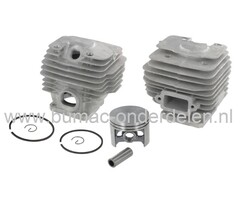 Cilinder Ø 50 mm STIHL Motorkettingzaag 038, 038 S, 038 SW, 038 FB, 038 Super, Stihl Cilinderset Compleet met Zuiger, Zuigerveren, Pistonpen, Borgclips voor Kettingzagen, Motorzagen, Cylinder STIHL Motorzaag, Stihl Interne Motordelen
