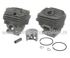 Cilinderset Ø 54 mm voor Stihl  066 en MS660, Kettingzaag - Motorzaag, Cilinder met Zuiger, Zuigerveren en Pistonpen Compleet MS 660, onderdeel