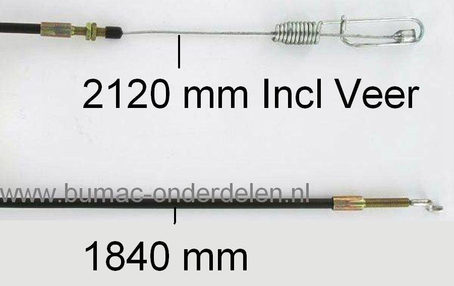Remkabel Alko, Solo en Brill Zitmaaier - Tuintrekker Alko T18-102 HDE - T20-102 HDE - Classic T1000 HR - Classic T920 HR - Comfort 850 S - Comfort T950 - Comfort T1000 - Comfort T1500 - Comfort T2000 HD - Heritage RS 14/82