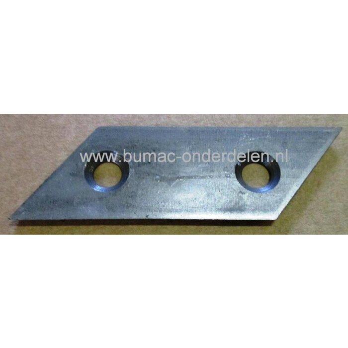 Hakselaar Mes voor ALKO Dynamic H1800 - H2200 - H2200RS - H3000 - H3200, Newtec - Power Slider - Avantec, Al-ko Hakselaarmes met 2 Torx Bouten M8 x 10