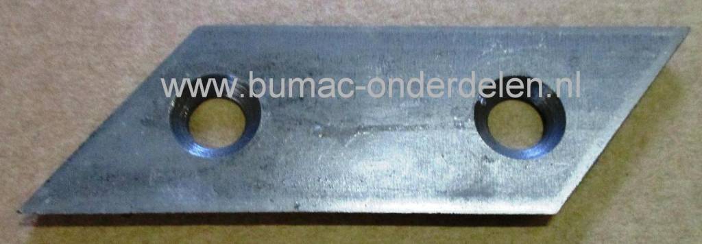 Hakselaar Mes voor ALKO Dynamic H1800 - H2200 - H2200RS - H3000 - H3200, Newtec - Power Slider - Avantec, Al-ko Hakselaarmes met 2 Torx Bouten M8 x 10