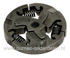 Centrifugaalkoppeling Husqvarna Kettingzagen 355 - 357 - 359, Koppelingen Jonsered - Partner - McCulloch, Koppelingsdelen ELECTROLUX Kettingzaag, Motorzaag, Centrifugaal Koppelingen HUSQVARNA, JONSERED, PARTNER, MCCULLOCH Motorkettingzagen, onderdeel