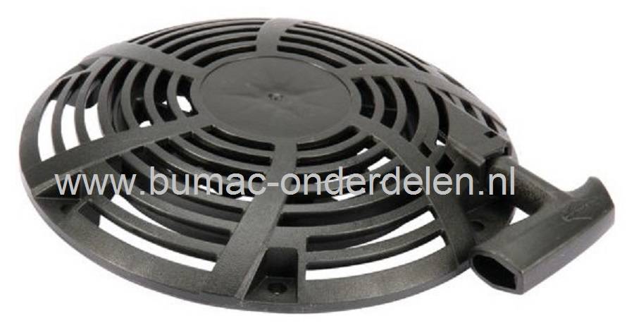 Handstarter voor Briggs & Stratton Motoren met Verticale Krukas op Benzinemaaiers, Grasmaaiers, Gazonmaaiers, B&S Handstarters Compleet, Briggs and Stratton Repeteerstarters voor Motormaaiers, Loopmaaiers, Duwmaaiers