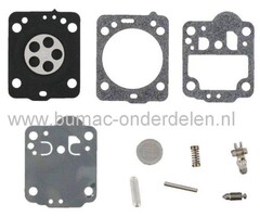 Membraan met Pakking RB149 voor Zama Carburateur op Husqvarna 235 - 236 - 240 - 435 en 440 Kettingzaag - Motorzaag, Zama Membraan Reparatieset voor C1T Carburateur