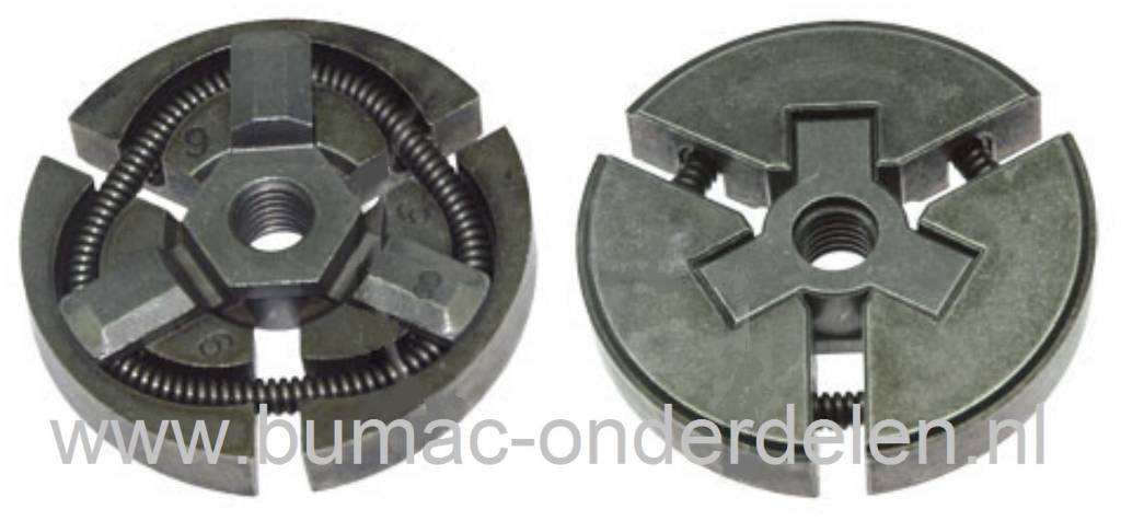Centrifugaalkoppeling voor Husqvarna, Jonsered, Partner, McCulloch Motorkettingzagen, Electrolux Centrifugaal Koppelingen voor Kettingzaag 39R, 40, 45, 49, 240, 240R, 245, 245R, 245RX