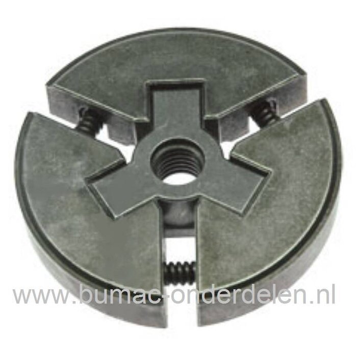 Centrifugaalkoppeling voor Husqvarna, Jonsered, Partner, McCulloch Motorkettingzagen, Electrolux Centrifugaal Koppelingen voor Kettingzaag 39R, 40, 45, 49, 240, 240R, 245, 245R, 245RX
