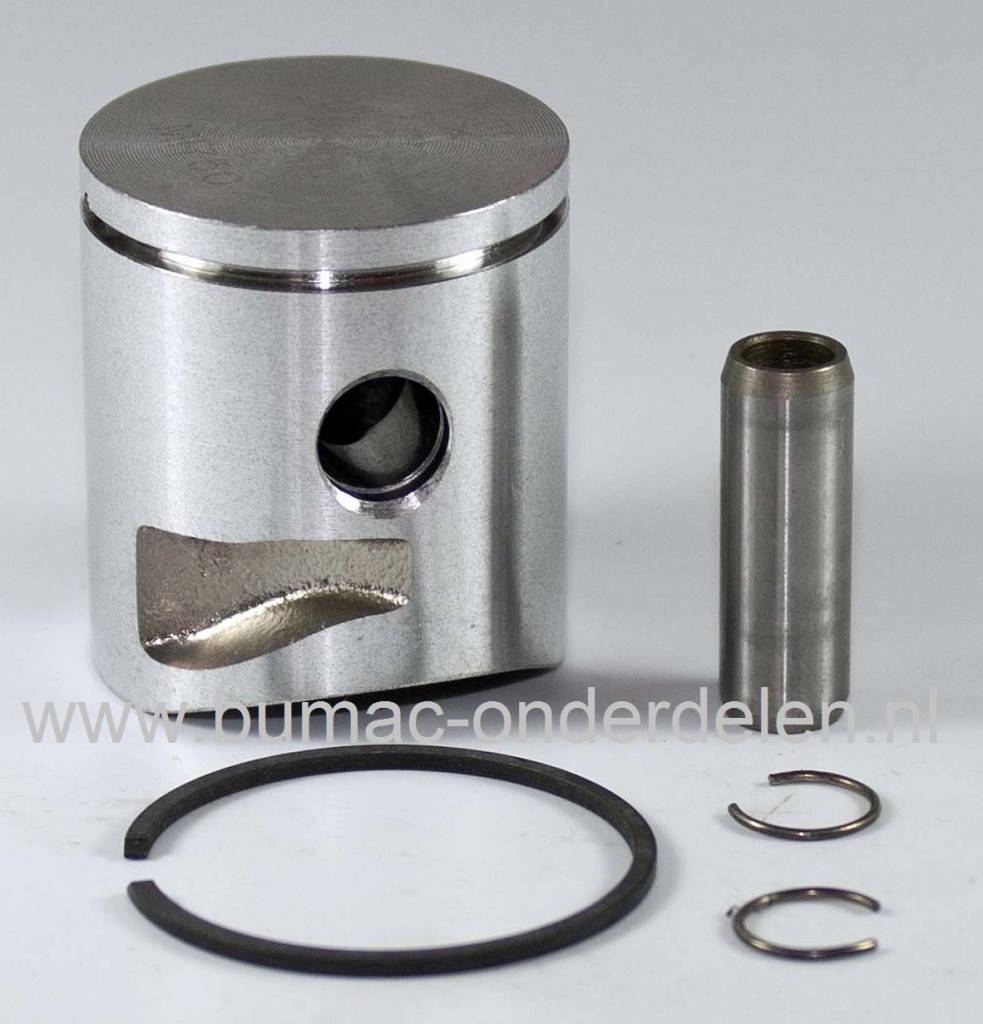 Zuiger Ø 37 mm voor Husqvarna 235 en 235E en Jonsered CS2234 Kettingzaag Motorzaag Zuiger Compleet met Zuigerveren Pistonpen en Borgclips