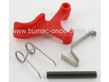 Hendel voor het inschakelen van de Snijcilinder - Kooi bij Kooimaaier van Atco Balmoral B14 - B17 - B20, Qualcast - Suffolk - Classic Petrol - Punch - 30S - 35S - 43S , Allett 14K - 17K - 20K Kooimaaiers