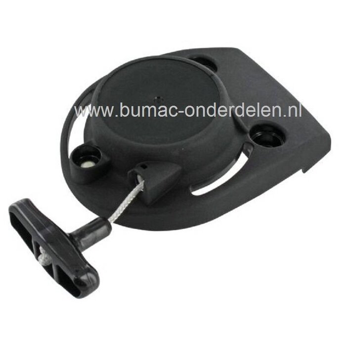 Handstarter voor Honda GX35 Motoren op Bosmaaiers, Bermmaaiers, Trimmers, HONDA Starterdelen, Repeteerstarter Compleet voor Honda GX 35 N, GX 35 NT, GX 35 T Motor op Strimmers