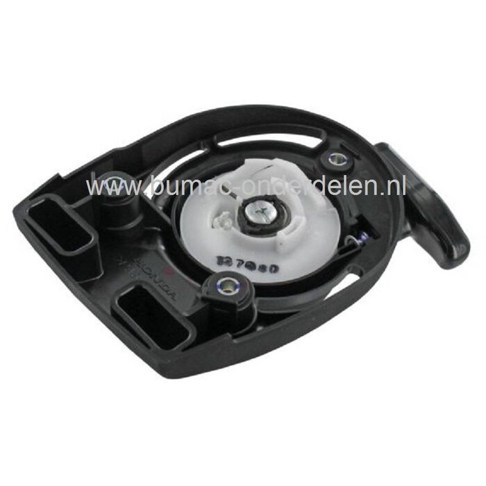 Handstarter voor Honda GX35 Motoren op Bosmaaiers, Bermmaaiers, Trimmers, HONDA Starterdelen, Repeteerstarter Compleet voor Honda GX 35 N, GX 35 NT, GX 35 T Motor op Strimmers