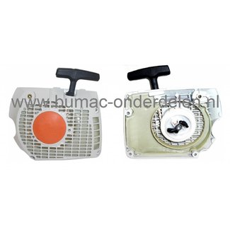 Starter Compleet voor Stihl Kettingzaag, Motorzaag MS 341 en MS 361, STIHL Complete Handstarters voor Motorkettingzagen MS341, MS361, Repeteerstarters Stihl Motorzagen, Trekstarters, STIHL Starterdelen