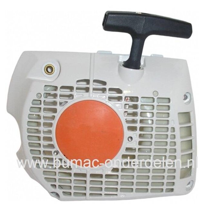 Starter Compleet voor Stihl Kettingzaag, Motorzaag MS 341 en MS 361, STIHL Complete Handstarters voor Motorkettingzagen MS341, MS361, Repeteerstarters Stihl Motorzagen, Trekstarters, STIHL Starterdelen