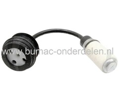 Benzineslang voor Kawasaki TD18, TD22, TD24, TD33, TD40, TD48 Slang met Filter en Doorvoerrubber voor motor op Bosmaaier - Strimmer - Heggenschaar, Kawasaki Brandstofslang met Benzinefilter en Doorvoerrubber