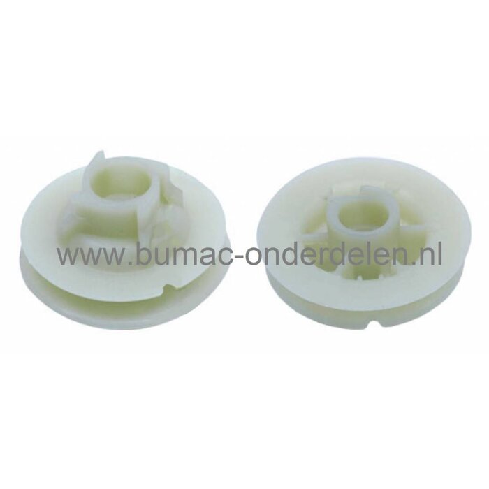 Startkoordrol voor Efco en Oleo Mac Motorkettingzagen, EFCO - OLEO MAC Starterkoordpoelie voor Kettingzaag, Efco 136, 136 S, 140, 140 S, MT 4000, Oleo-Mac 936, 940, Startpouly voor Motorzagen