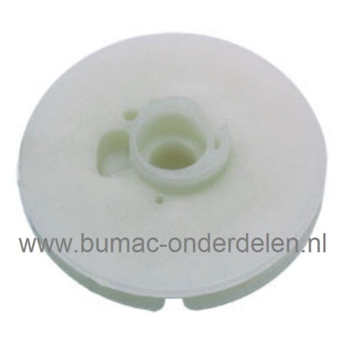 Startpoelie EFCO - OLEOMAC Kettingzagen 131, 132, 132 S, 134, 135, 138, 141, 931, 935, 938, 941, Efco, Oleo Mac Starterdelen voor Kettingzaag, Motorzaag, Starter Koord Poelie's, Koordrollen, Starterpouly, Starterkoordpoelie Efco, Oleo-Mac Motorkettingzaag