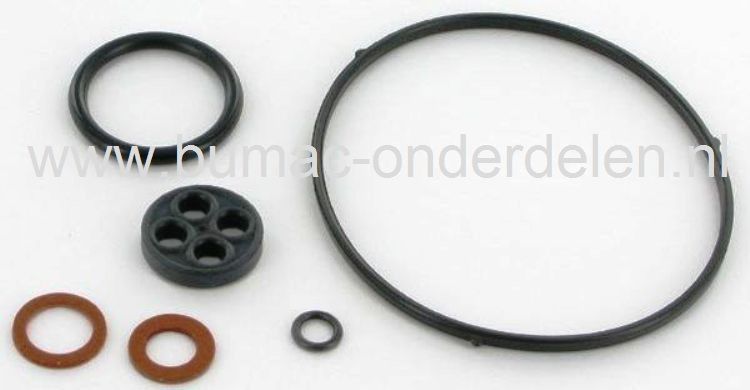 Pakking - Dichting Set voor Honda Carburateur GX270, GX340, GX390 Motor Pakking, Afdichting voor Vlotterbak - Benzinekraan - Kijkglas - Bout - Aftapplug en Gasklep voor Honda Motor op Aggregaat, Trilplaat, Tuinfrees, Waterpomp, Generator, Minikraan, Bobca