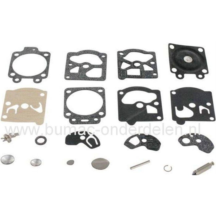 Membraan Reparatieset voor Walbro Carburateur Membraan voorDolmar Kettingzaag, Bladblazer, Bosmaaier, Strimmer, Bosmaaier onderdeel, WT239