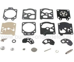 Membraan Reparatieset voor Walbro Carburateur Membraan voor Dolmar Kettingzaag, Bladblazer, Bosmaaier, Strimmer, Bosmaaier onderdeel