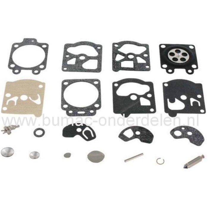 Membraan Reparatieset voor Walbro Carburateur Membraan voorDolmar Kettingzaag, Bladblazer, Bosmaaier, Strimmer, Bosmaaier onderdeel, WT239