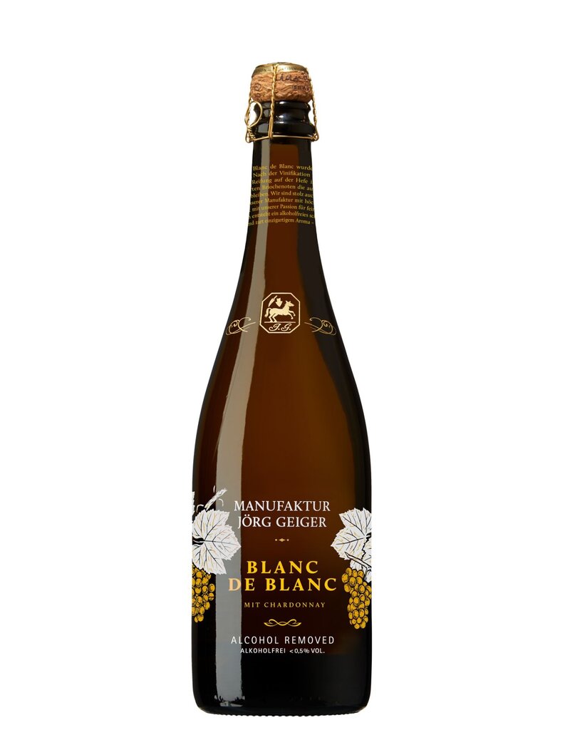 Joerg Geiger Blanc de Blanc van Chardonnay - Alcoholvrij (bio-vegan)