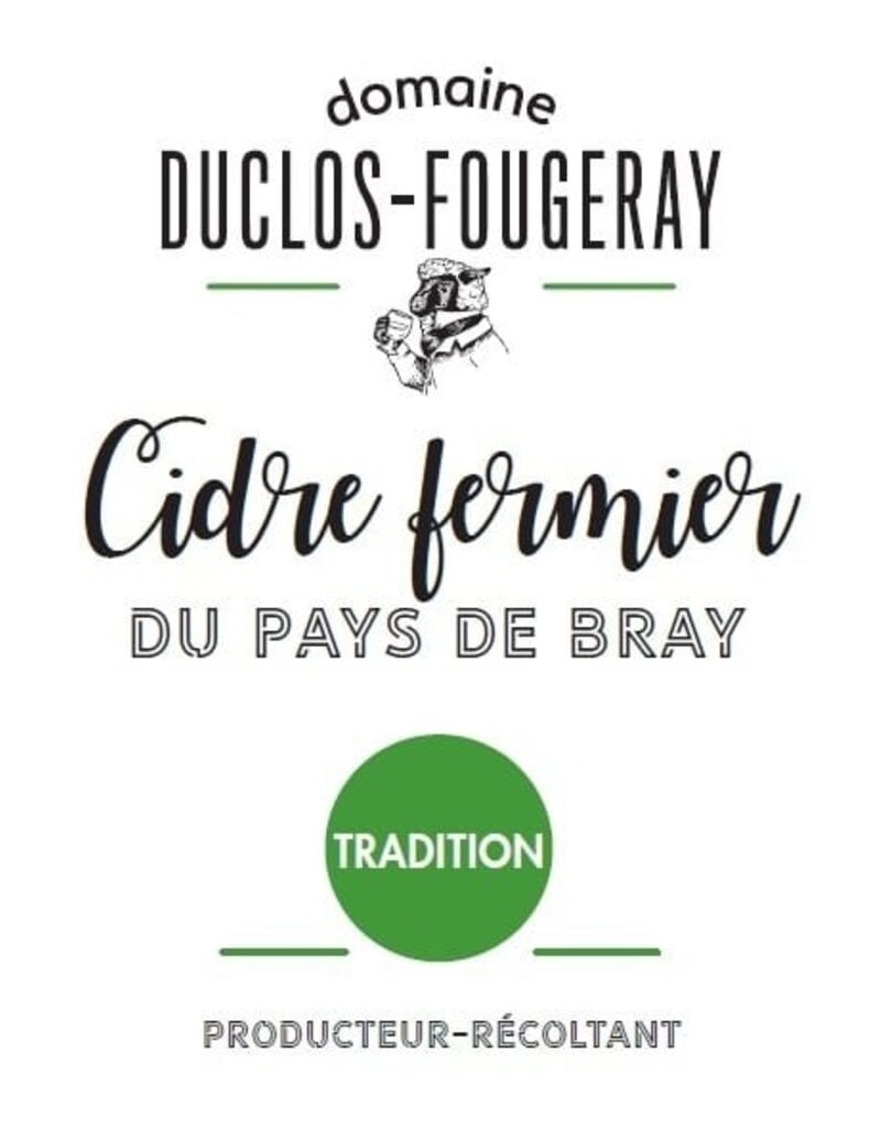 Duclos Fougeray - Cidre Fermier Tradition Bio 5% / 0.75L