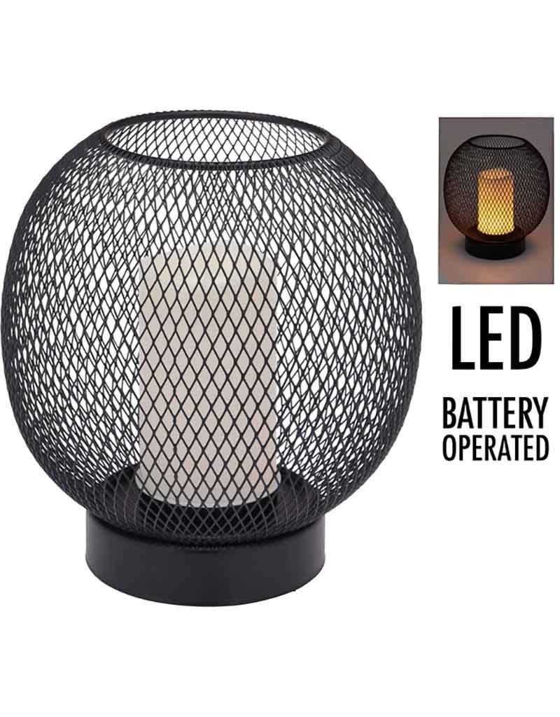 Home&Styling Tafellamp - draad -  19cm - luxe uitvoering