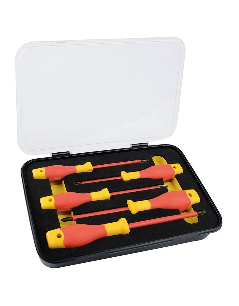 Brudermannesmann Brüder Mannesmann  VDE 5 delige schroevendraaierset in cassette