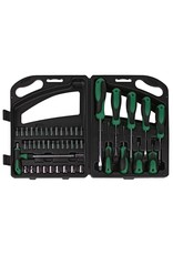 Brudermannesmann Brüder Mannesmann Schroevendraaier-, bit- en doppenset in koffer (47 dlg)