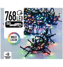 Clusterverlichting 768 LED 5.5m multicolor
