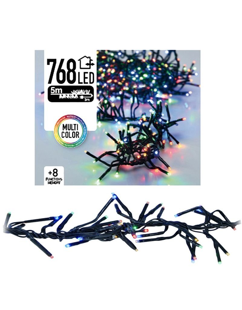 Clusterverlichting 768 LED 5.5m multicolor