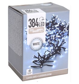 Clusterverlichting - 384 LED - 2.8m - wit