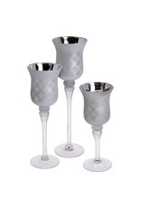 Home&Styling Set van 3 luxe kandelaren