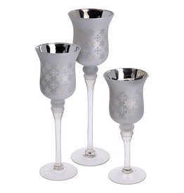 Home&Styling Set van 3 luxe kandelaren