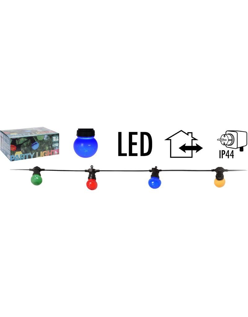 Feestverlichting 10 gekleurde LED-lampen - 8 lichtfuncties